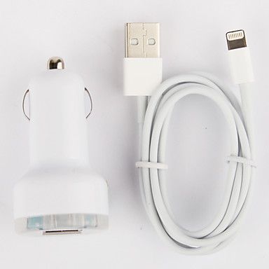 Indicador LED Dual USB porta carregador de carro
