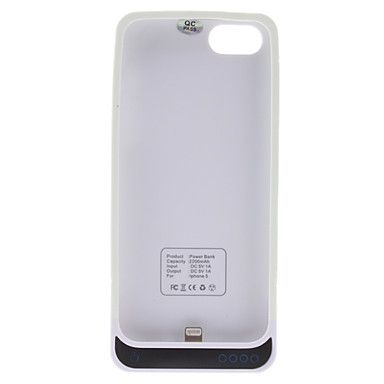 Externa 2200mAh Bateria de volta